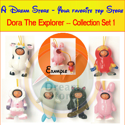 Detail Picture for FULL SET OF 6PC DORA THE EXPLORER COLLECTION SET 1
