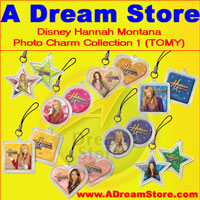 click for FULL SET OF 8PC DISNEY HANNAH MONTANA PHOTO CHARMS COLLECTION detail