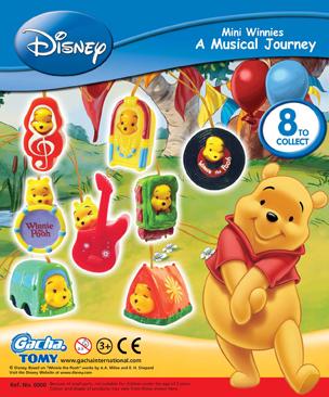 Picture for FULL SET OF 8PC WINNIE THE POOH Peek-A-Pooh MINI WINNIES MUSICAL JOURNEY COLLECTION CANADA VERSION