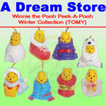 Picture for FULL SET OF 8PC WINNIE THE POOH Peek-A-Pooh WINTER COLLECTION ITALY VERSION