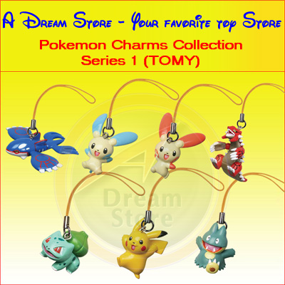 Detail Picture for FULL SET OF 7PC THE POKEMON CHARMS COLLECTION 1 BY TOMY