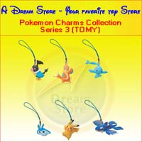 Click for FULL SET OF 6PC THE POKEMON CHARMS COLLECTION 3 BY TOMY Detail
