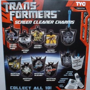 Click for FULL SET OF 10PC THE TRANSFORMER MOVIE SCREEN CLEANER DANGLERS Detail