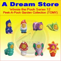 Click for FULL SET OF 8PC WINNIE THE POOH PEEK-A-POOH Garden FIGURE COLLECTION SERIES 12 Detail