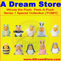 Click for FULL SET OF 10PC WINNIE THE POOH PEEK-A-POOH FIGURE COLLECTION SERIES 1 SPECIAL REPRODUCTION Detail